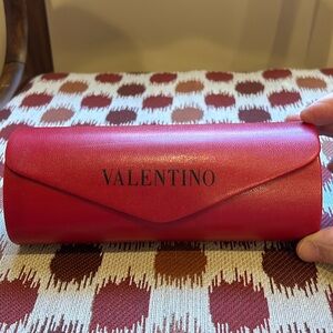 Valentino Red Eyeglass Case